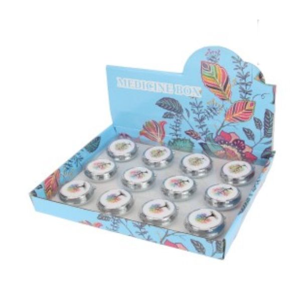 6cm Tree Of Life Pill Box 3 Asstd