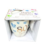 Load image into Gallery viewer, Sweet 80th Happy Birthday Heart Mug - 360ml