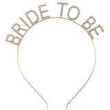 Load image into Gallery viewer, Rose Gold Metal Bride To Be Headband
