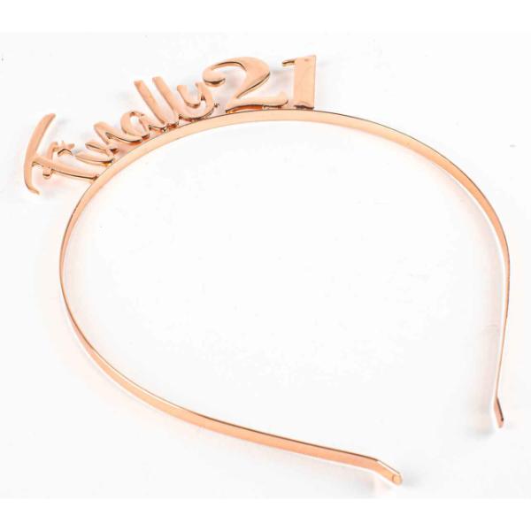 Rose Gold Finally 21 Headband