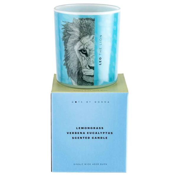Leo The Lion Candle - 10cm x 12.5cm