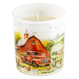 Load image into Gallery viewer, Red Truck Country Life Candled - 10cm x 13cm