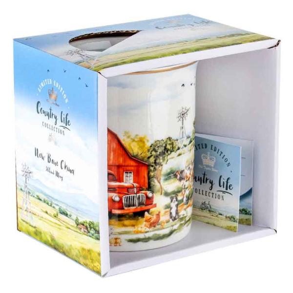 Red Truck Country Life Mug - 360ml