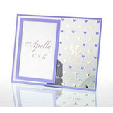 Load image into Gallery viewer, 30th Sweet Hearts Glass Photo Frame - 18cm x 19cm