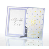 Load image into Gallery viewer, 60th Sweet Hearts Glass Photo Frame - 18cm x 19cm