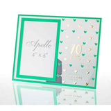 Load image into Gallery viewer, 70th Sweet Hearts Glass Photo Frame - 18cm x 19cm