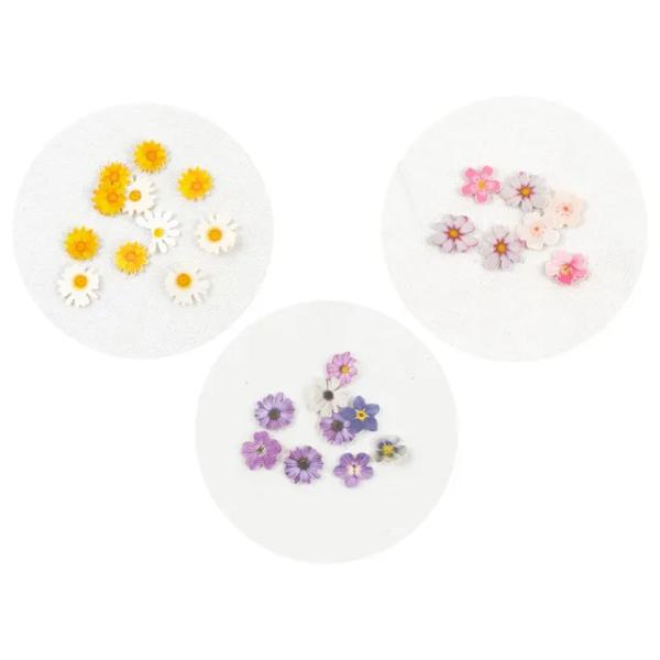 Craft Fillers In A Disc Flowers - 5.7cm x 0.7cm