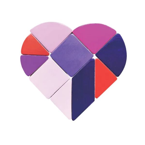 Colour Wooden Shape Magnet - 15.5cm x 9.5cm