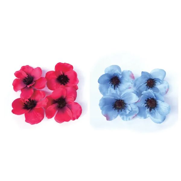 4 Pack Craft Poppy - 7cm