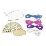 Load image into Gallery viewer, DIY Yarn Rainbow Wall Kit - 15cm x 9cm