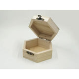 Load image into Gallery viewer, Hexagon Wooden Jewellery Box - 9.7cm x 8.5cm x 5cm
