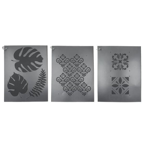 27 Sheet Pattern Stencil Book - 27cm x 21cm