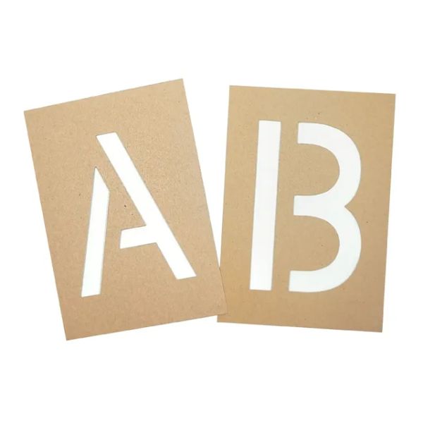 Letter Stencil Book - 16cm x 11.1cm