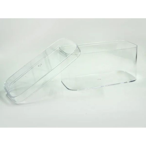 Rectangle Clear Craft Storage Container 6cm The Base Warehouse