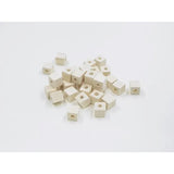 Load image into Gallery viewer, 100 Pack Natural Square Wooden Beads - 1cm