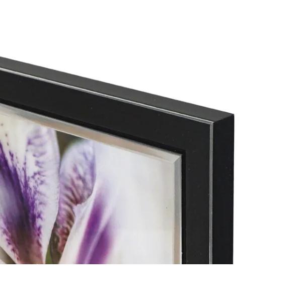 Black & Silver Iris Frame - 15cm x 20cm
