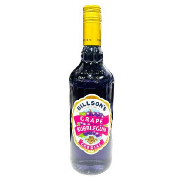 Billson's Grape Bubblegum Cordial - 700ml