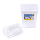 Load image into Gallery viewer, White Swing Top Bin - 10L
