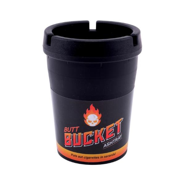 Butt Bucket Removable Lid Ashtray - 13cm x 10cm