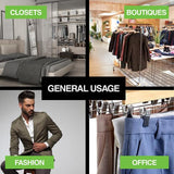 Load image into Gallery viewer, 2 Pack Wooden Coat Hanger With Clips