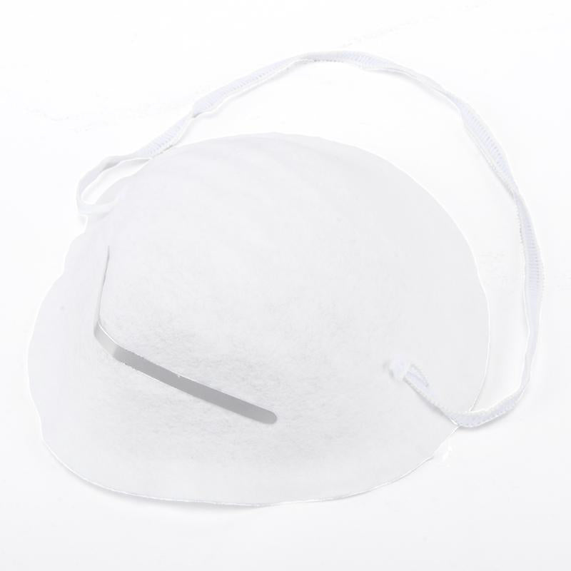 10 Pack White Dust & Pollen Mask With Bendable Nose Clip