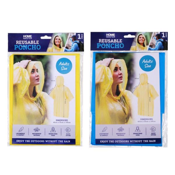 Reusable Polyester Adults Poncho