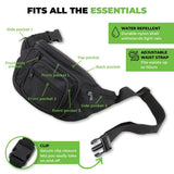 Load image into Gallery viewer, 8 Compartment Canvas Bum Bag