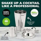Load image into Gallery viewer, Cocktail Shaker - Stainless Steel - 500ml
