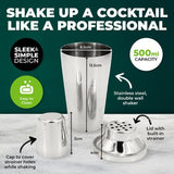 Load image into Gallery viewer, Cocktail Shaker - Stainless Steel - 500ml