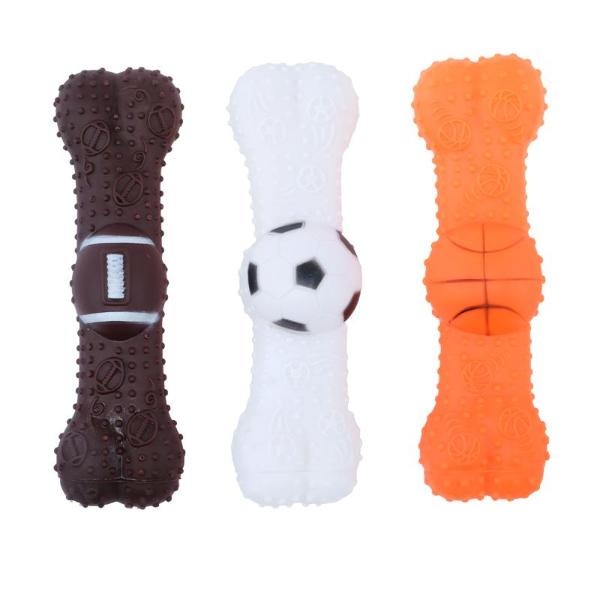 Sports Themed Squeaky Dog Toy - 22cm x 5cm