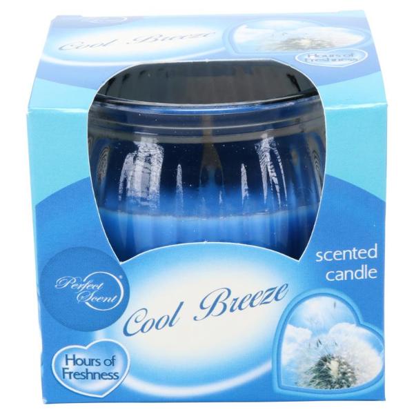 Candle Glasslight Scented 6.5cm Cool Breeze