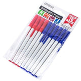 Load image into Gallery viewer, 10 Pack Blue &amp; Red Colour Ballpoint Pens
