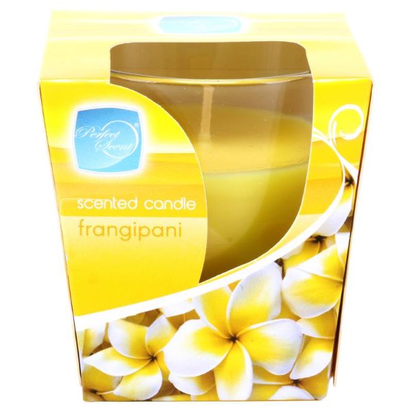 Frangipani Glasslight Scented Candle - 7cm
