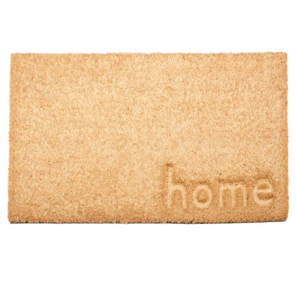 PVC Natural Press Doormat - 40cm x 70cm