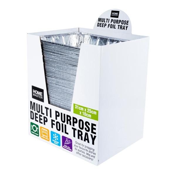 Deep Foil Tray - 31.5cm x 25.5cm x 10.2cm