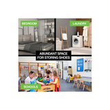 Load image into Gallery viewer, 2 Tier Wooden Shoe Rack - 60cm x 25.6cm x 32cm