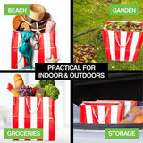 Load image into Gallery viewer, Jumbo Woven Bag - 70cm x 75cm x 25cm