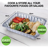 Load image into Gallery viewer, 10 Pack Aluminium Foil Tray - 43cm
