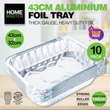 Load image into Gallery viewer, 10 Pack Aluminium Foil Tray - 43cm
