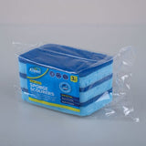 Load image into Gallery viewer, 3 Pack Sponge With Top Scourer - 11.5cm x 7cm x 2.5cm