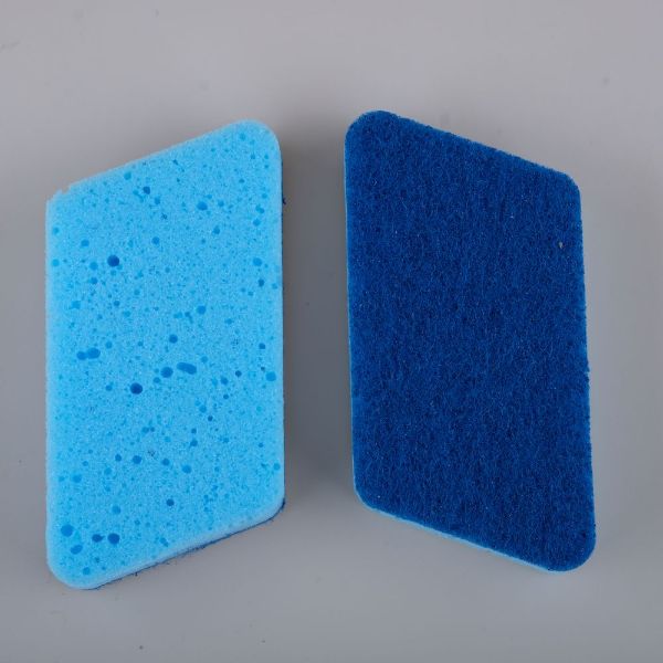 3 Pack Sponge With Top Scourer - 11.5cm x 7cm x 2.5cm