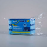 Load image into Gallery viewer, 3 Pack Sponge With Top Scourer - 11.5cm x 7cm x 2.5cm