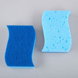 Load image into Gallery viewer, 3 Pack Sponge With Top Scourer - 10.5cm x 7cm x 3cm