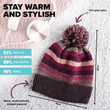 Load image into Gallery viewer, Women Premium Soft Feel Pom Pom Beanie