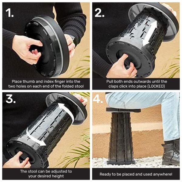 Telescopic Stool - 45cm x 25cm