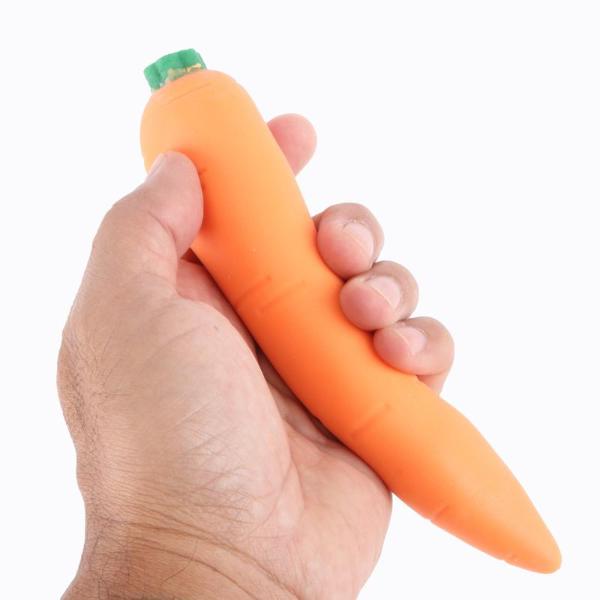 Squeeze & Stretch Carrot Toy - 13cm