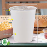 Load image into Gallery viewer, 25 Pack White Paper Cups - 350ml