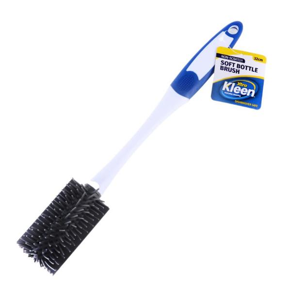 Multi Purpose TPR Bristle Non Scratch Bottle Brush