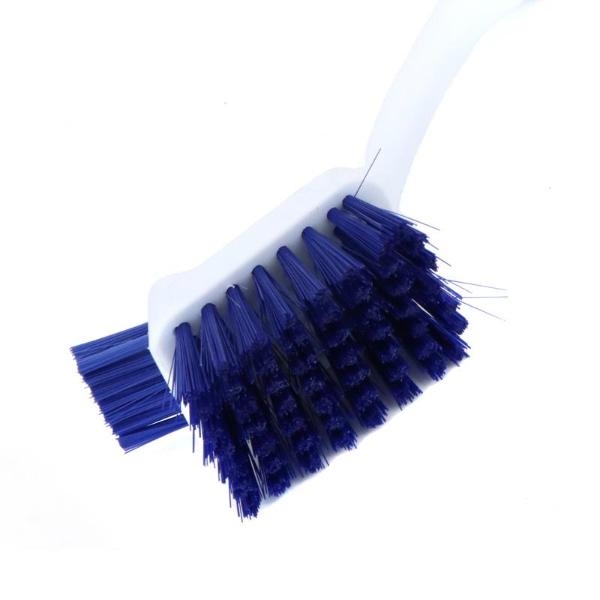 Dual Bristle Head Dish Brush With Soft Grip Handle - 29cm x 4cm x 7cm