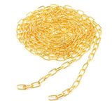 Load image into Gallery viewer, Gold Long Link Chain - 0.15cm x 0.25cm

